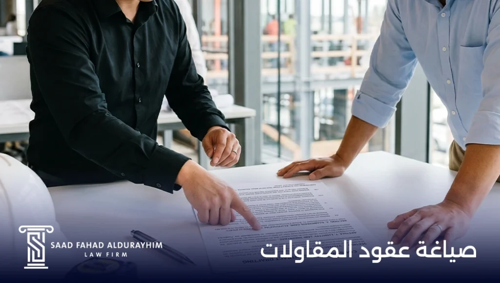 صياغة عقود المقاولات